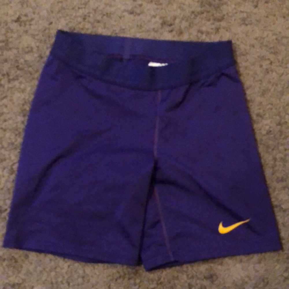 Purple Nike Athletic Shorts #nike #purple #women